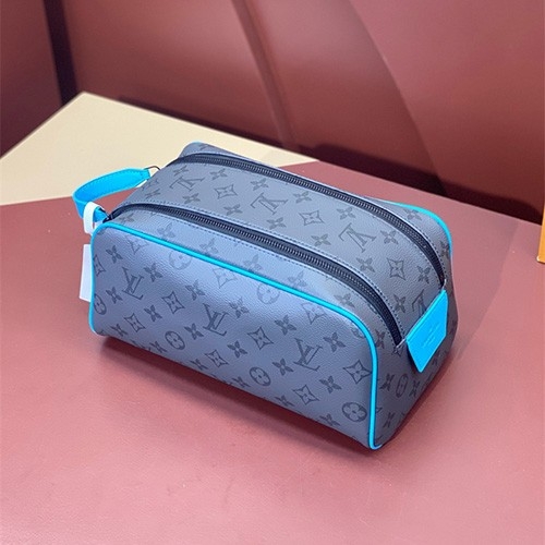 LV 돕 키트 모노그램 이클립스 클러치백 블루